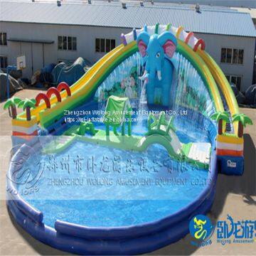 used water park slide, inflatable water slide parts for sale