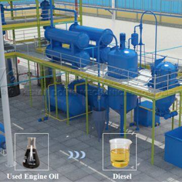 High oil yield waste oil distillation machine factory price