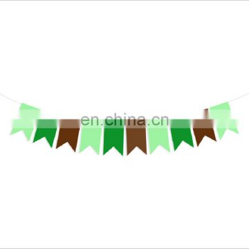 oem logo for you polyester pennant string flag bunting banner