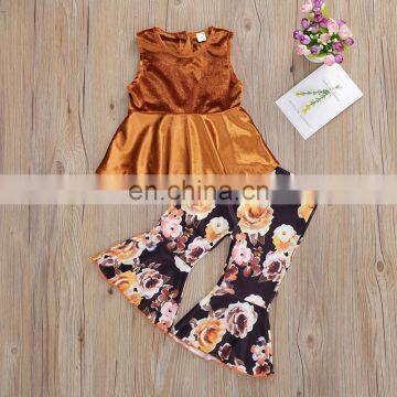 Wholesale of the Latest Children's Boutique Long Sleeves Deep Red Autumn and Winter Suits photo-3