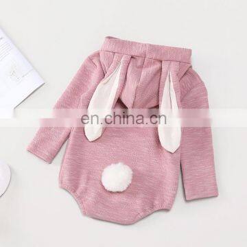 Baby Clothes Boys Girls Cotton Rabbit Hooded Rompers Bodysuit Baby Baby Romper Bodysuits Clothes photo-7