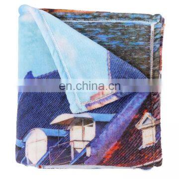 Low MOQ Custom Fluffy 3D Digital Print Sublimation Print Blanket Flannel Fleece Throw With Better Color Permeability photo-7