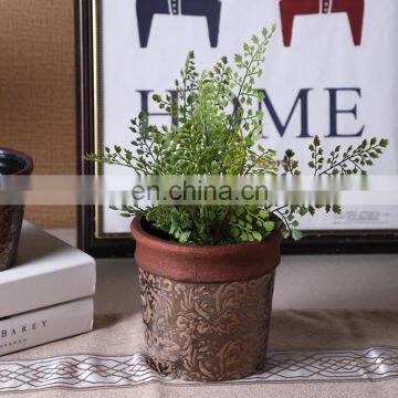 Latest Arrival Garden Succulent Planter Custom Logo Cheap Antique Porcelain Flower Pots for Home photo-5