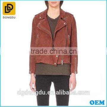 Biker Jackets suede Motorcycle Jackets for women Wholesale