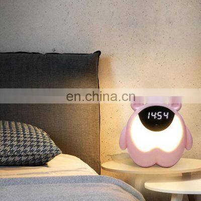 Hot Sale Portable Speaker Cute Smart Digital Alarm LED Clock for Decoration photo-4