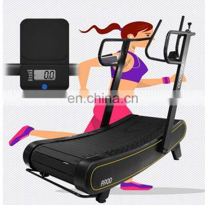 NO energy consumption Curved treadmill & air runner equipment exercise treadmills  great for HIIT environmental gym fitness