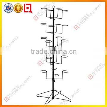 2014 New style 5-tier spinning metal hat display stand