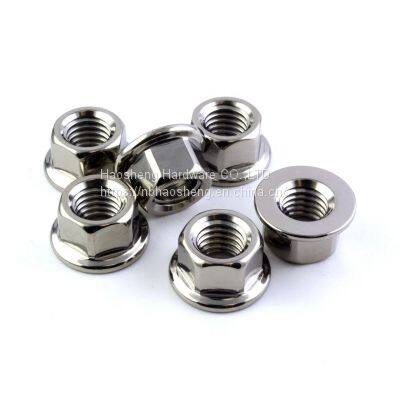 flange hex nut zinc plated