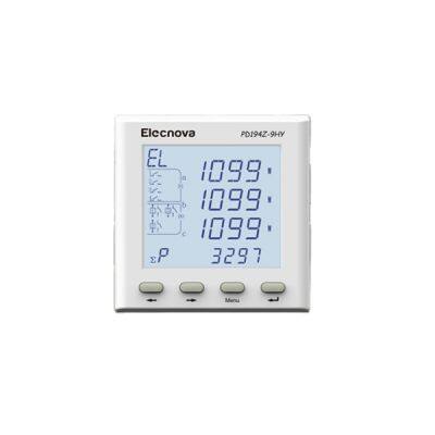 Panel mount 3 phase multi function harmonic analog current voltage meter