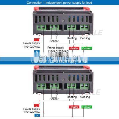 LED Digital Temperature Controller STC-1000 110V-220VAC 10A Two Relay Output Thermostat Heater and Cooler Thermoregulator photo-3