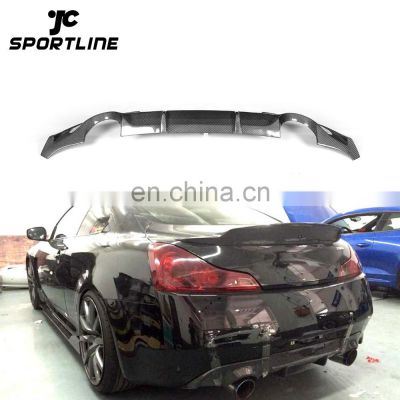 09-13 Carbon Fiber G37 Car Rear Diffuser For Infiniti G37 2D Coupe G Series