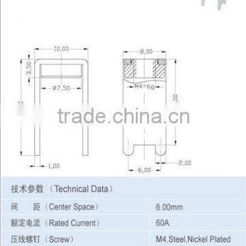 Brass Terminal Terminal Accessories 6.00*9.00mm 60A Terminal Accessories photo-2