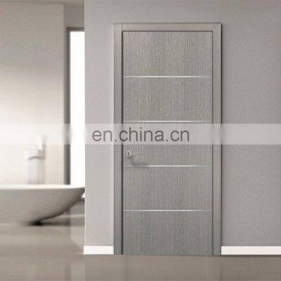 Masonite Cheap Commercial Flush Interior Bedroom Office Apartment Decorative Design Black Flush Luxury Solid Core Wood Door