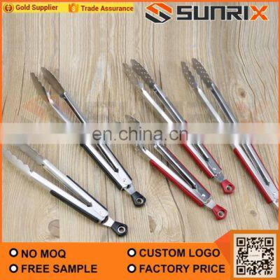 Best Selling Food Grill Tongs, Cooking Tongs for Salad, Grilling, Frying, Tongs With Silicone Tips