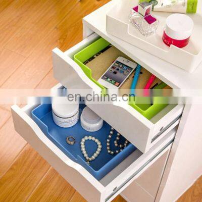 Pen Storage Stacking Set Plastic Stackable Paper Tray Desk Office File Organizer photo-3