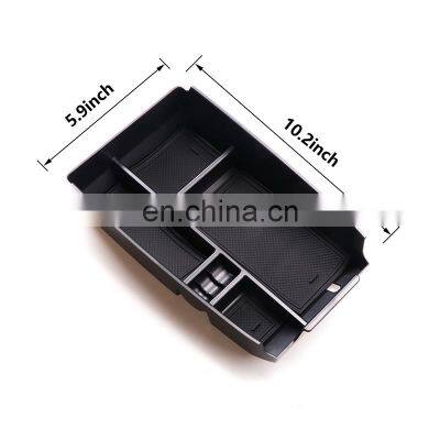 ABS Center Console Accessories Armrest Box Storage Organizer Tray for 2021 Ford Bronco SUV Sport