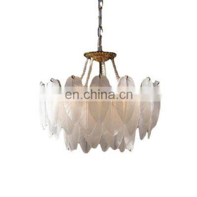 French style Modern luxury Living Room light hotel villa led lamp large round ceiling mounted pendant lights chandelier