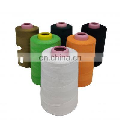 Factory Directly Sale 10S/3 180g Hilos Hilo De Poliester Coser 10S 100% Spun Polyester Sewing Thread For bag closer machine use