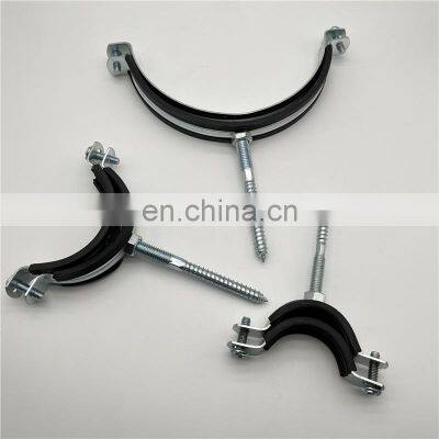 Cheap Factory Price Wholesale Pipe Fitting Clamp Plastic PPR Black Leather Pipe Iron Clamp