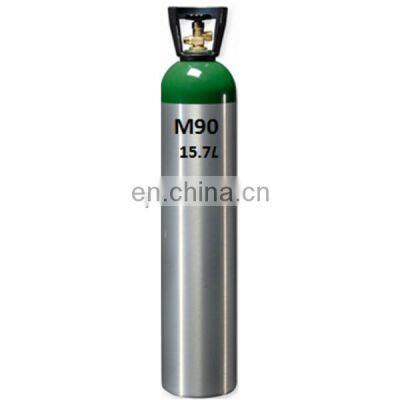1L-20L Threapy Aluminum Oxygen Cylinder DOT M Series Medical Oxygen O2 Tank Gas Cylinder M90 15.7L photo-2