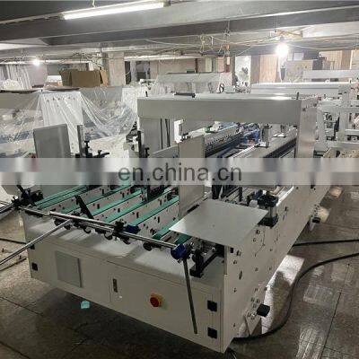 UFG1250E 2 4 Corners Automatic Corrugated Pizza Food Express Paper Box Folding and Gluing Machine photo-5