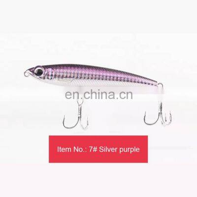 High Quality Pencil Floating Jump Minnow Plastic Jigging Lucana Hard Frog QUAN JI Fishing Lures Set photo-2