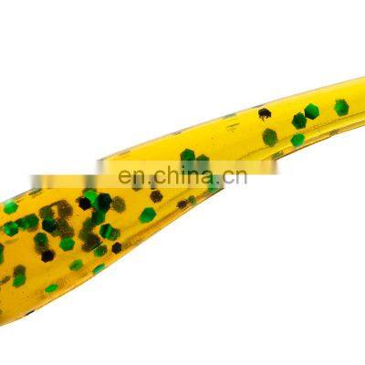 JOHNCOO Lure Straight Tail Worm 4.3cm 0.5g Root Fishing Soft Bait