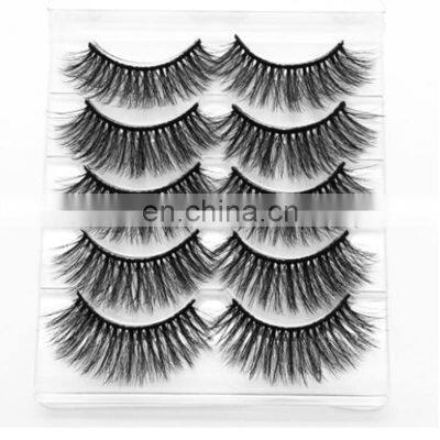 Private Label Fake Lashes 5 Pairs Magnetic Eyelashes Wholesale Eyelash Extension Kit