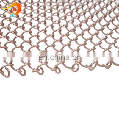 New Design Flexible Decorative Aluminum Metal Wire Mesh Chain Curtain