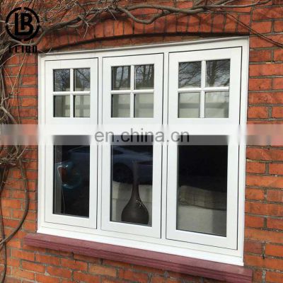 factory UPVC window with laminated glass casement design UPVC window supplier