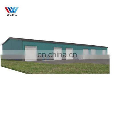 Cheap Warehouse Large Space Portable Warehouse Metal Building Prefabricated Steel Structure Goat Farm Building French photo-2