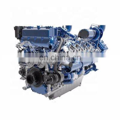 12 cylinders 4 stroke 12M55C2738-18E211 2600hp/1800rpm  turbocharged diesel engine