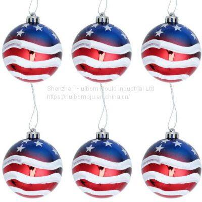 Wholesale Custom Design Handmade Decorative Christmas Tree Ornament Hanging Glass Ball 8 10 mm photo-4