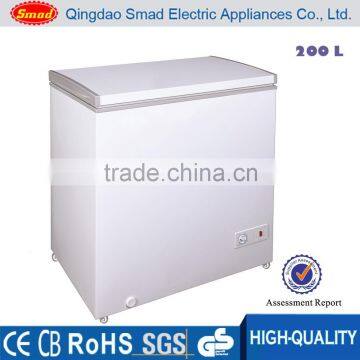 High quality Single solid Door Chest Freezer have UL Approval and DOE Energy efficiency