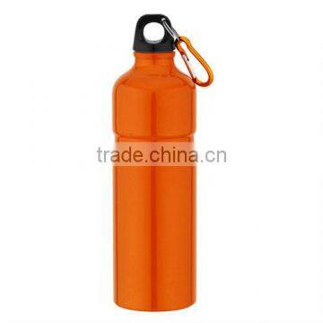 750ml aluminium travlling sport water bottle with carabiner lid E, BL-6031E