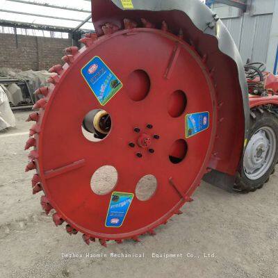 Factory Custom Production Disc Trencher Tractor Hanging Rear Mounted Trencher Cement Road Ditching Machine Asphalt Road Digger photo-3