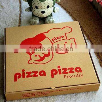 Healthy food packaging box, recyclable printed pizza boxes, food-grade pizza box