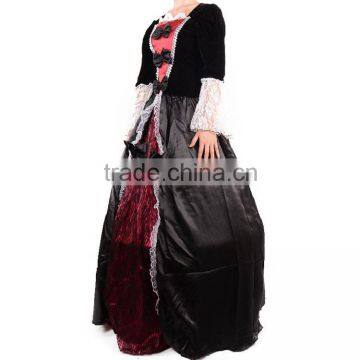 Wholesale Adult Women Queen Of The Vampires Halloween Sexy Fantasy Black Gothic Lolita Dress Cosplay Costume photo-3