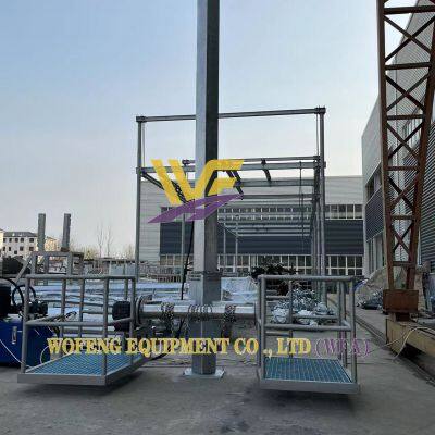 WFA Cattle Slaughter Machine Beef Abattoir Equipment Slaughterhouse Hydraulic Cow Skinning Device