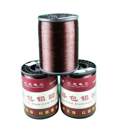 Fio magnético de alumínio, fio elétrico isolado, fabricação de fio para enrolamento de ventiladores, AWG4 - 32, certificação UL, Sudão
