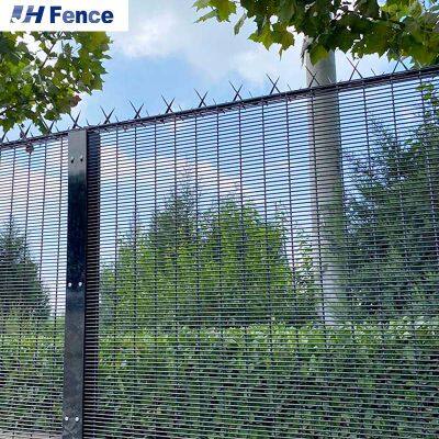 Hochwertiger PVC-beschichteter Sicherheitszaun / Klarer Sichtzaun Clearvu Anti-Kletterzaun 358, nachhaltig photo-3