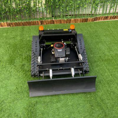 Industrial Grade Cordless Gasoline Engine Cutting Width 800MM Walking Speed 0~6Km/h Radio Control Robot Lawn Mower photo-2
