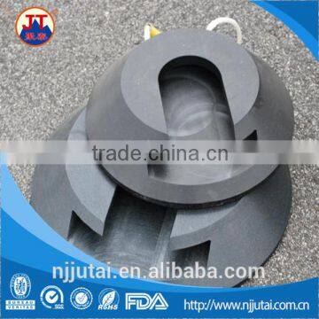 Pressure resistant black insert UHMWPE outrigger pad