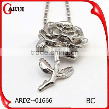 Fashion Jewellery Accessory Artificial Flowers Rose Gold Plated Mother'S Day Pendant photo-2