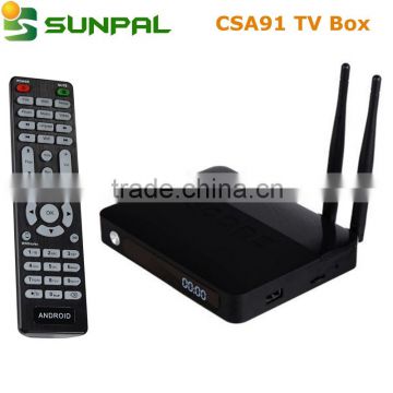 Android 5.1 Smart TV Box octa core With RK3368 Chipset iptv Set Top box Remote Control CSA91