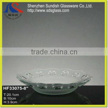 Glass Fruit Plate HF33075-8"