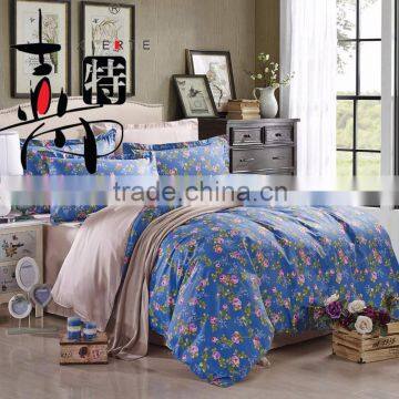 Bright color jacquard 100% cotton bedding set