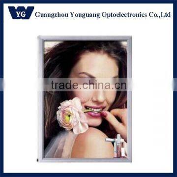 Hotsale: high quality Aluminum snap frame LED edge-lit light box,advertising LED Light Box