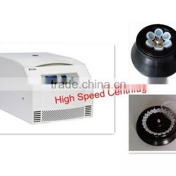 high speed centrifuge laboratory centrifuge TG16 with CE approval