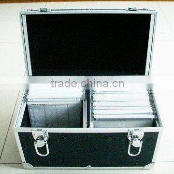 CD storage box with aluminum